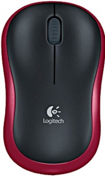 Logitech M185 Black-Red